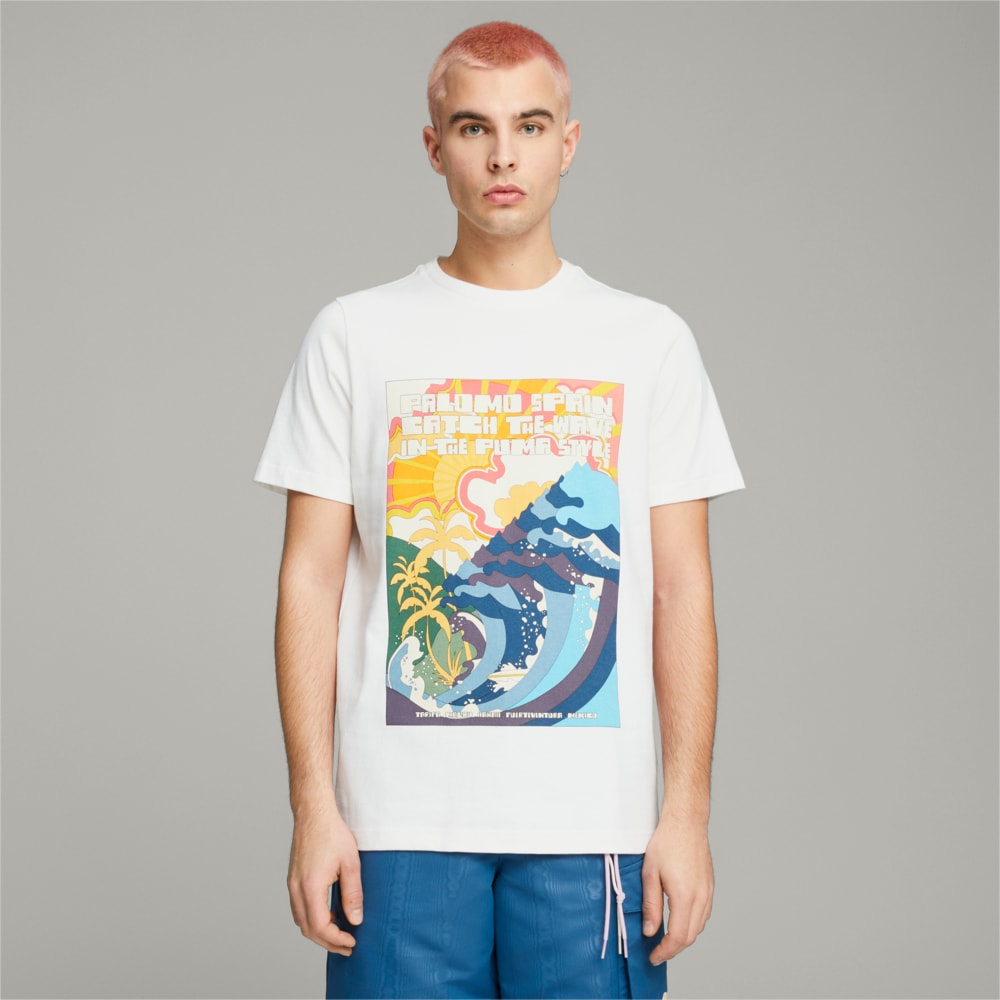 Зображення Puma Футболка PUMA x PALOMO Graphic Tee #1: Puma White