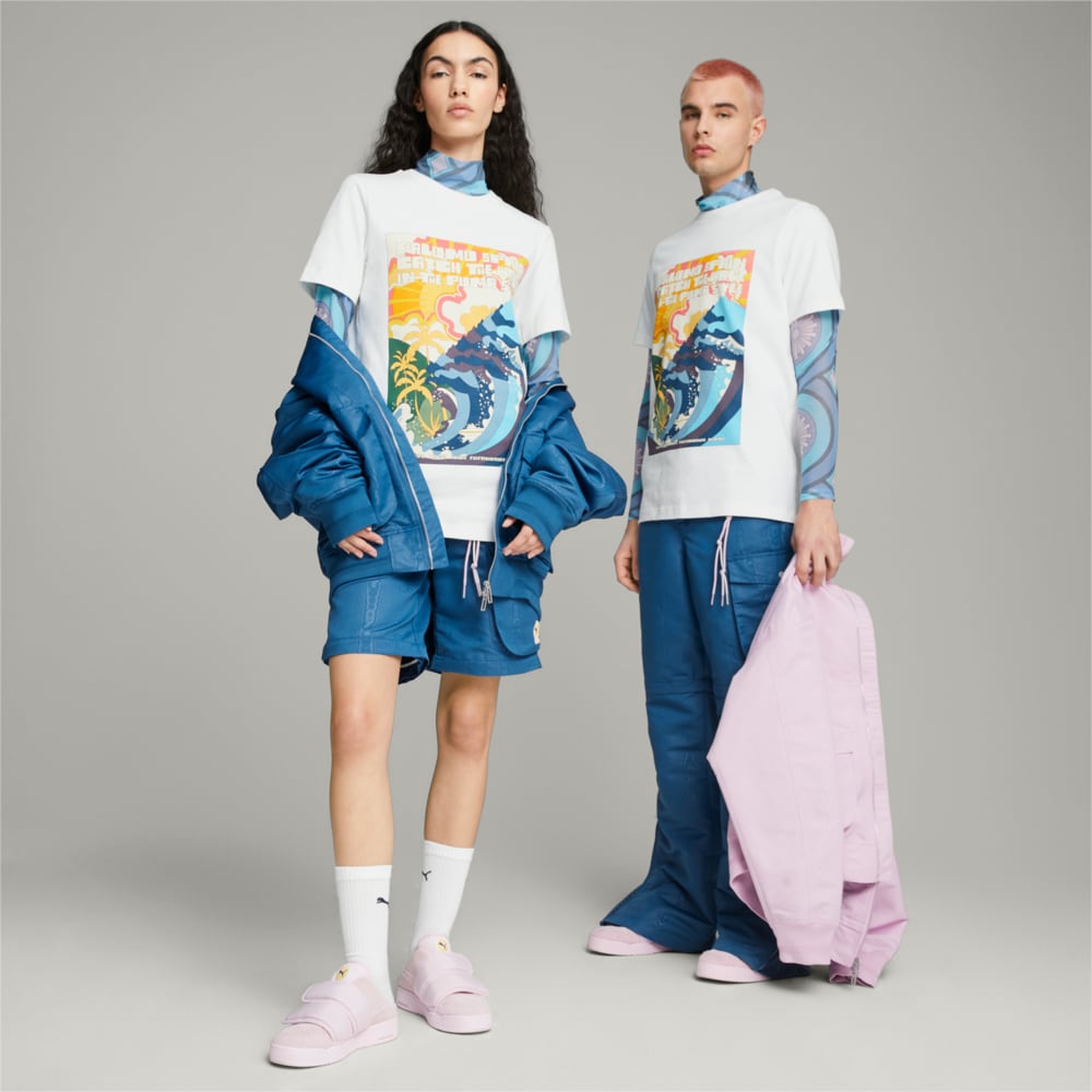 Изображение Puma Футболка PUMA x PALOMO Graphic Tee #2: Puma White