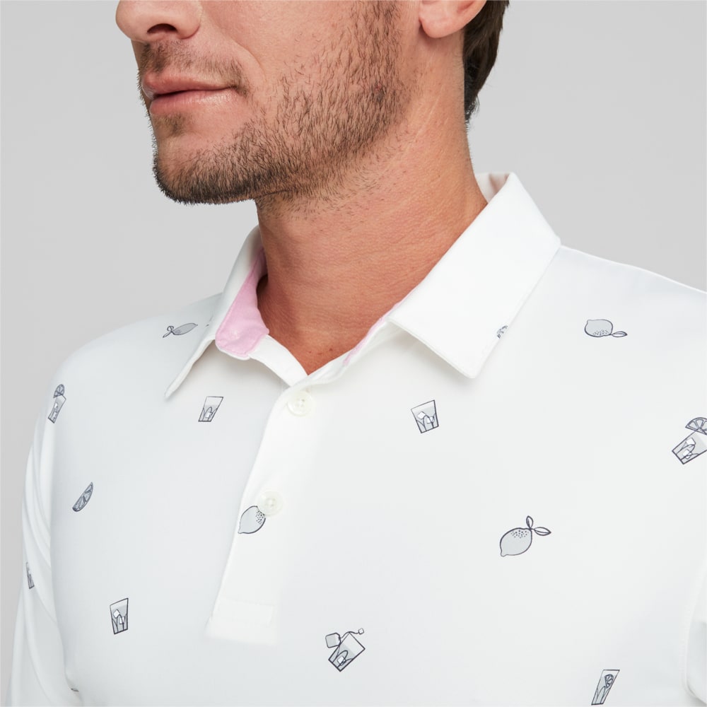 Image Puma PUMA x Arnold Palmer CLOUDSPUN Citrus Golf Polo Shirt Men #2