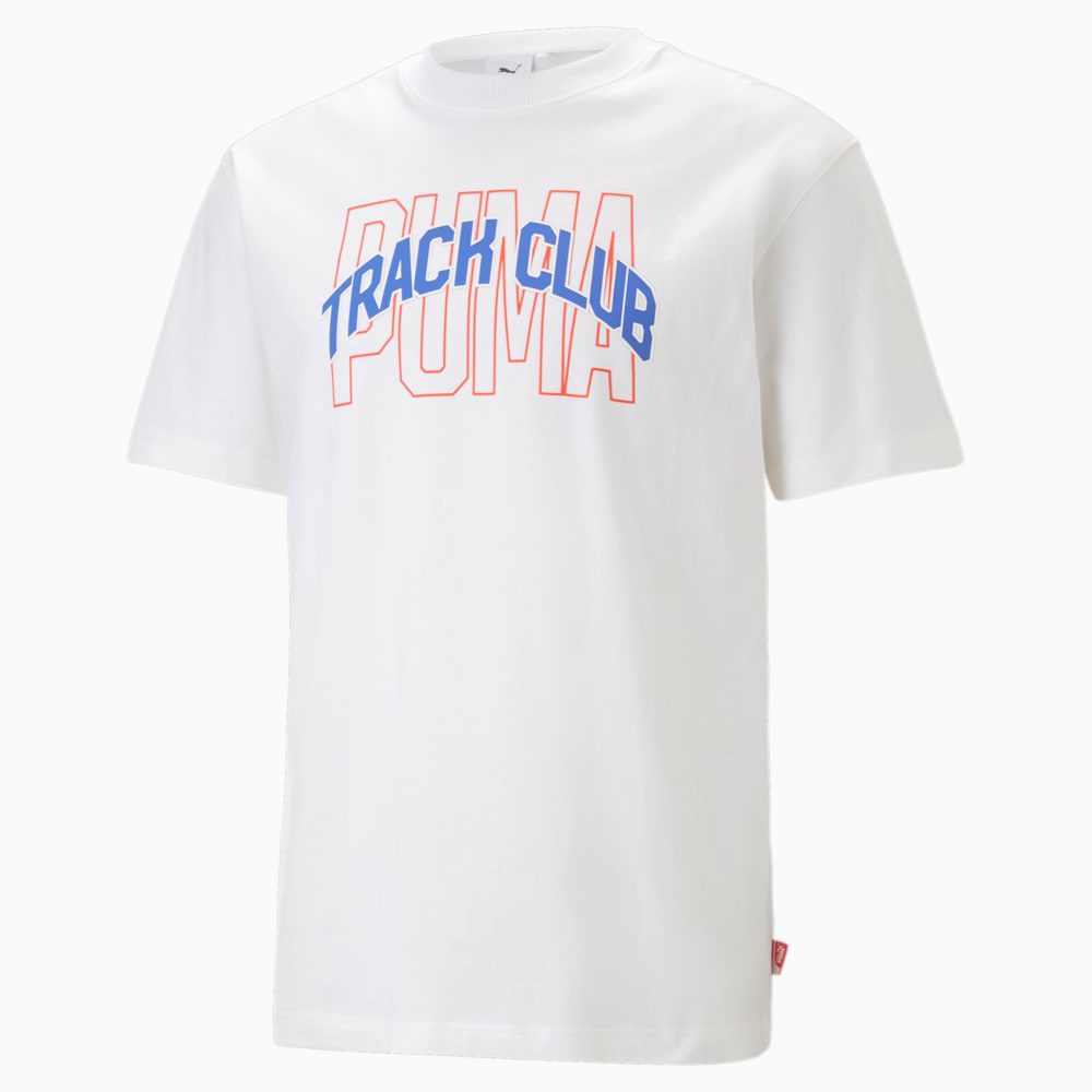 Изображение Puma Футболка Track Meet Graphic Tee Men #1: Puma White