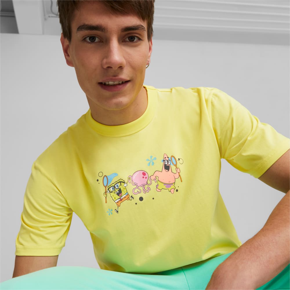 Imagen PUMA Polera gráfica PUMA x SPONGEBOB para hombre #1