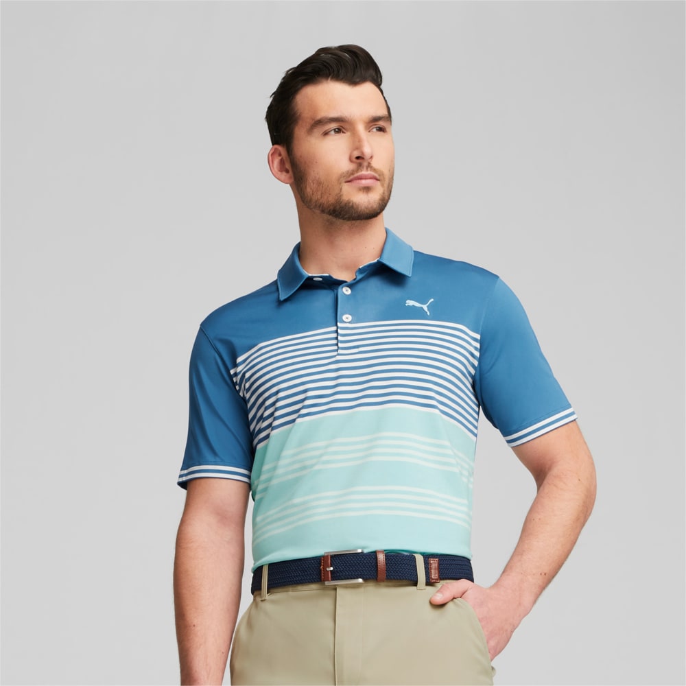 Mattr Track Golf Polo Shirt Men | Blue | Puma | Sku: 538997_05