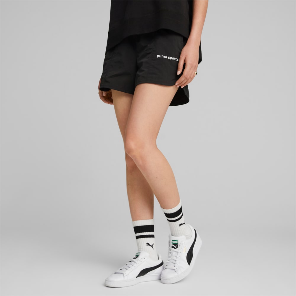 Shorts para Mujer Puma Team Negro Puma