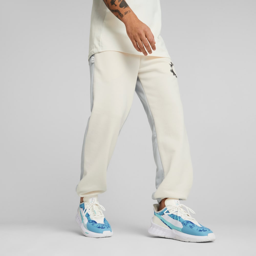 White puma sweatpants sale