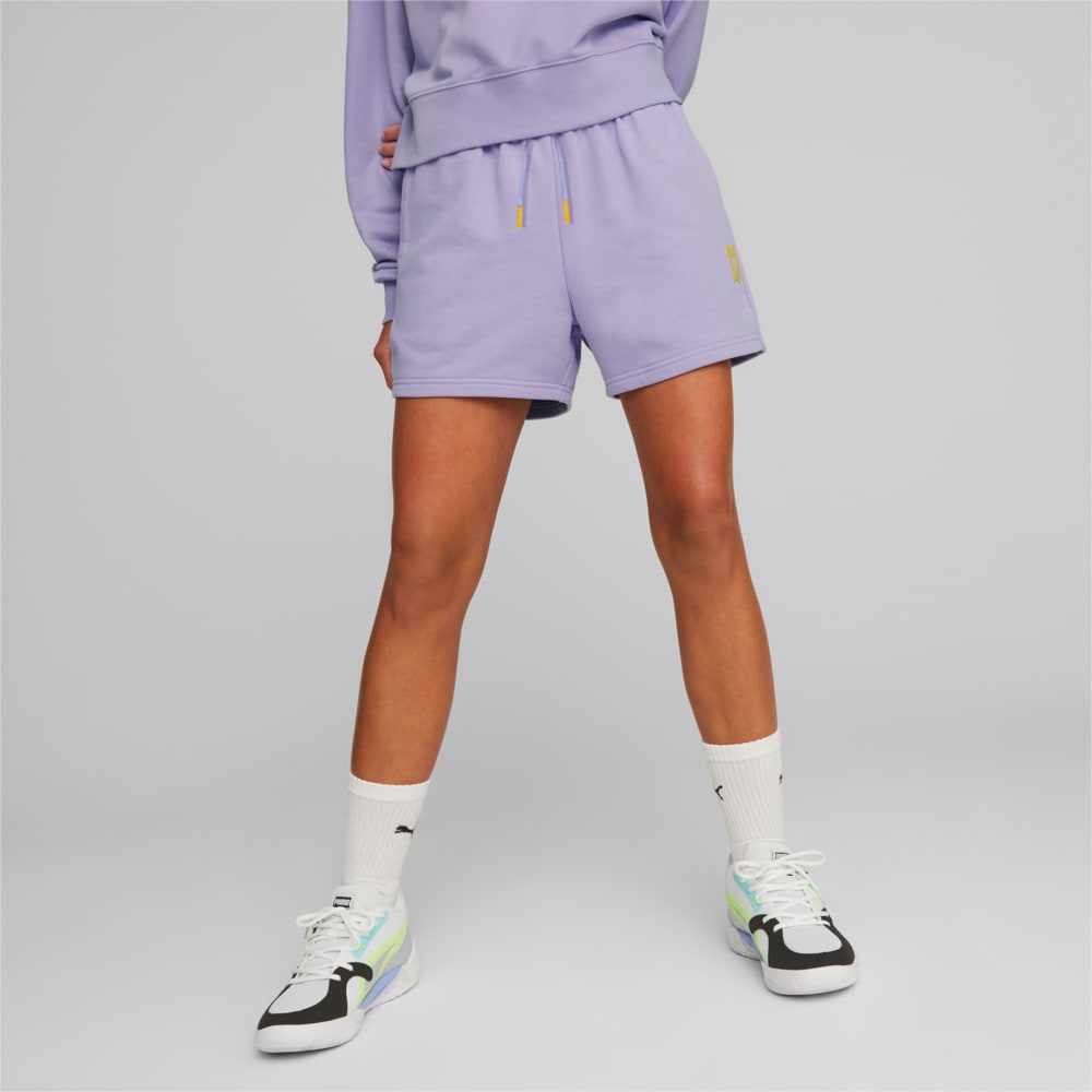 Изображение Puma Шорты Pivot Basketball Shorts Women #2: Vivid Violet