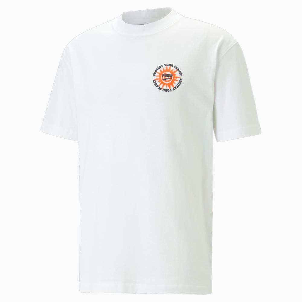 Изображение Puma Футболка DOWNTOWN Graphic Tee Men #1: Puma White