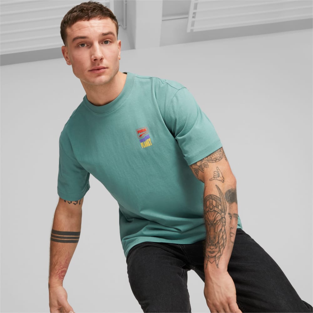 Зображення Puma Футболка DOWNTOWN Graphic Tee Men #1: Adriatic