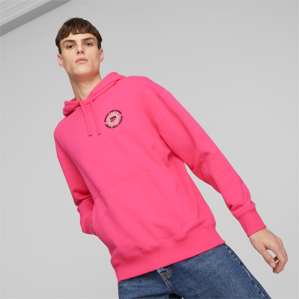 Pink puma outlet hoodie mens