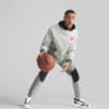 Зображення Puma Худі Boroughs Basketball Hoodie Men #5: Light Gray Heather-Puma Black