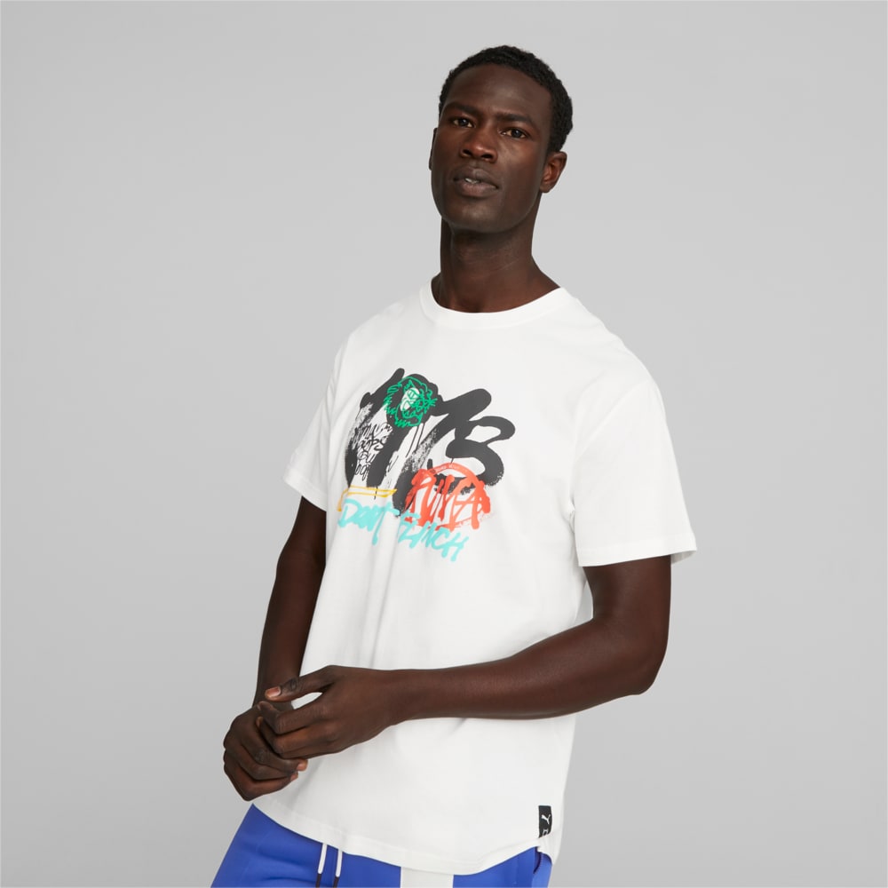 Изображение Puma Футболка Showcase Basketball Tee Men #1: Puma White