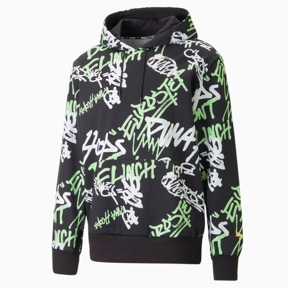 Freestyle Booster Basketball Hoodie Men Black Puma Sku