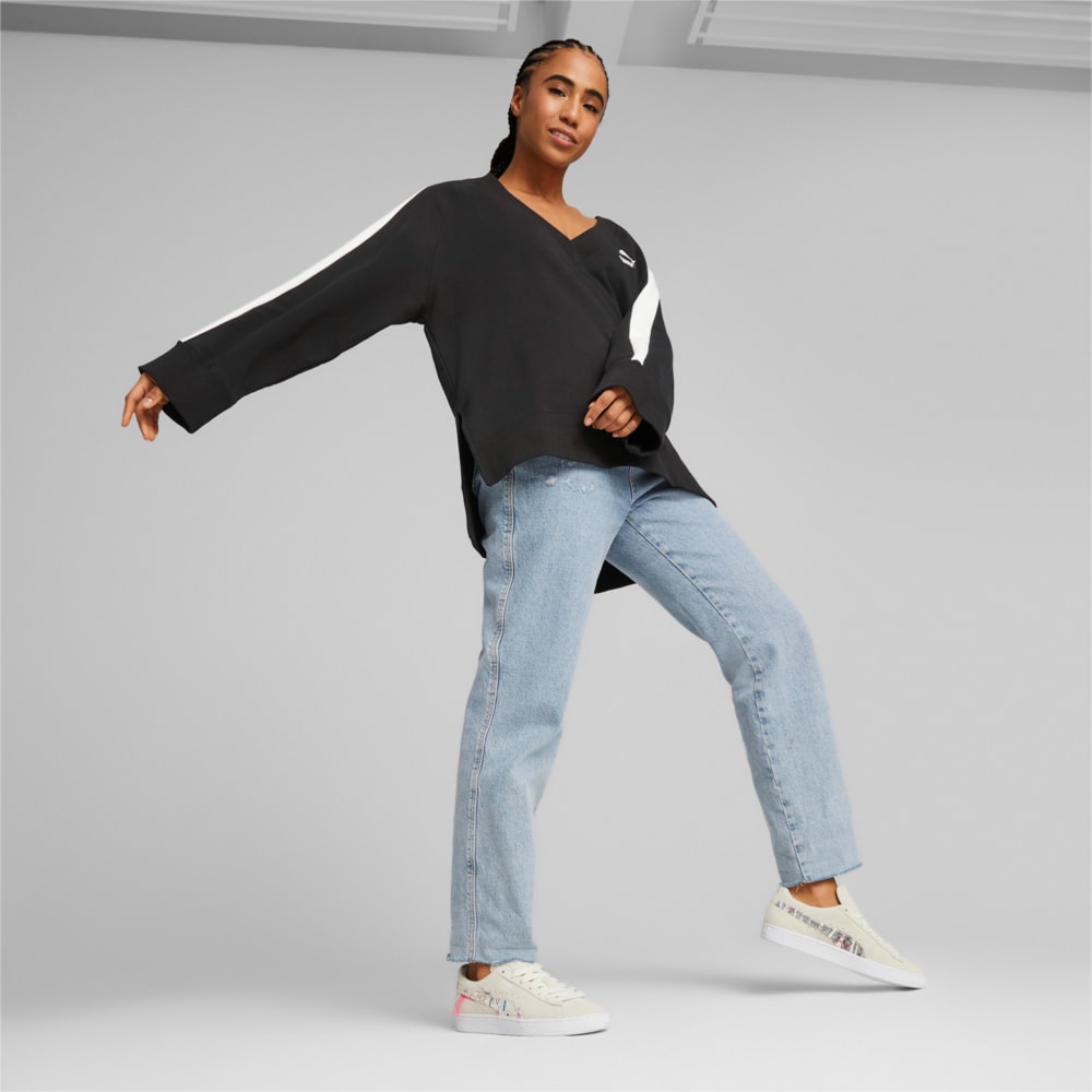 Image PUMA Moletom T7 V-Neck Terry Feminino #2
