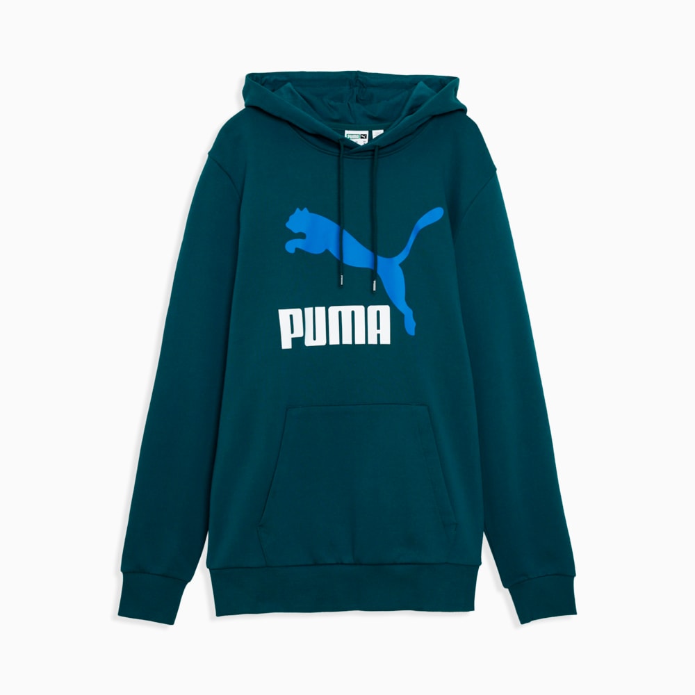Poleron Con Capucha para Hombre Classics Verde Puma