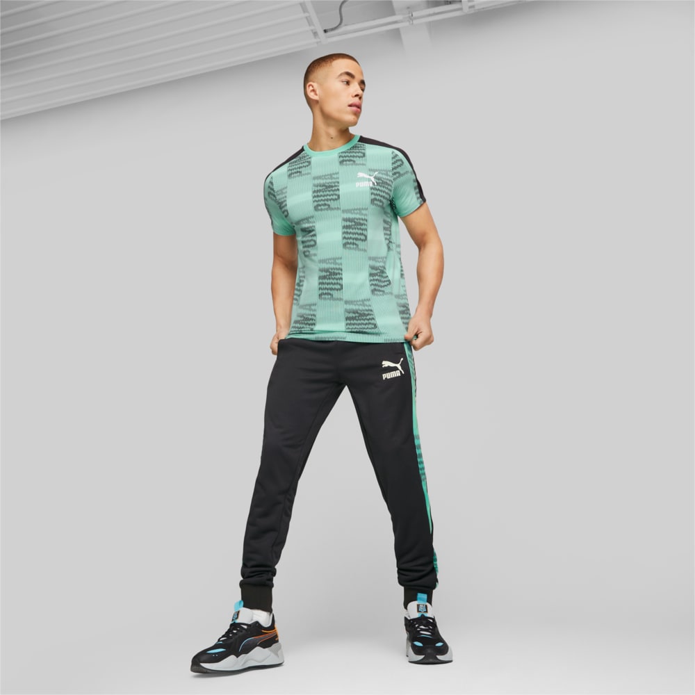 Изображение Puma Футболка T7 Sport Tee Men #2: Mint-AOP