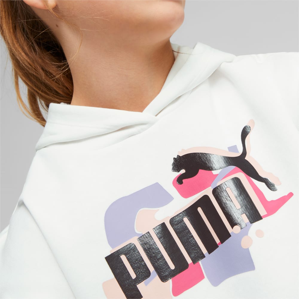 Изображение Puma Детская толстовка Essentials+ Street Art Hoodie Youth #2: Puma White