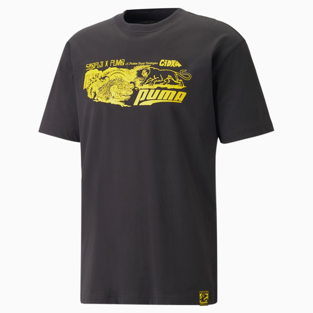Изображение Puma Футболка PUMA x STAPLE Graphic Tee Men #1: Puma Black