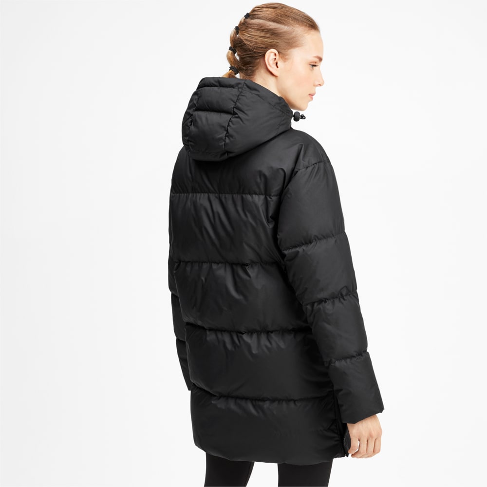 Puma 450 long hooded down coat clearance
