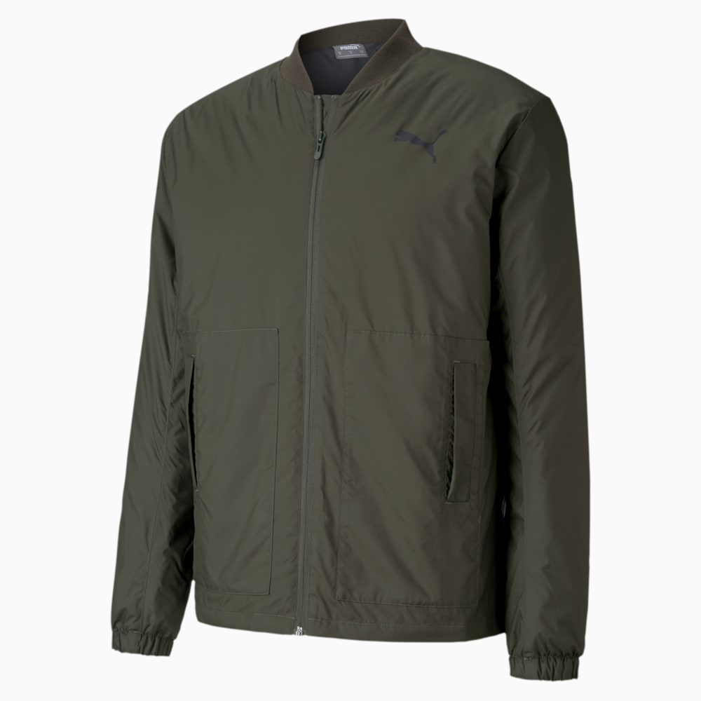 PUMA - male - Куртка Essentials+ Style Men’s Bomber Jacket – Forest Night –, Зеленый