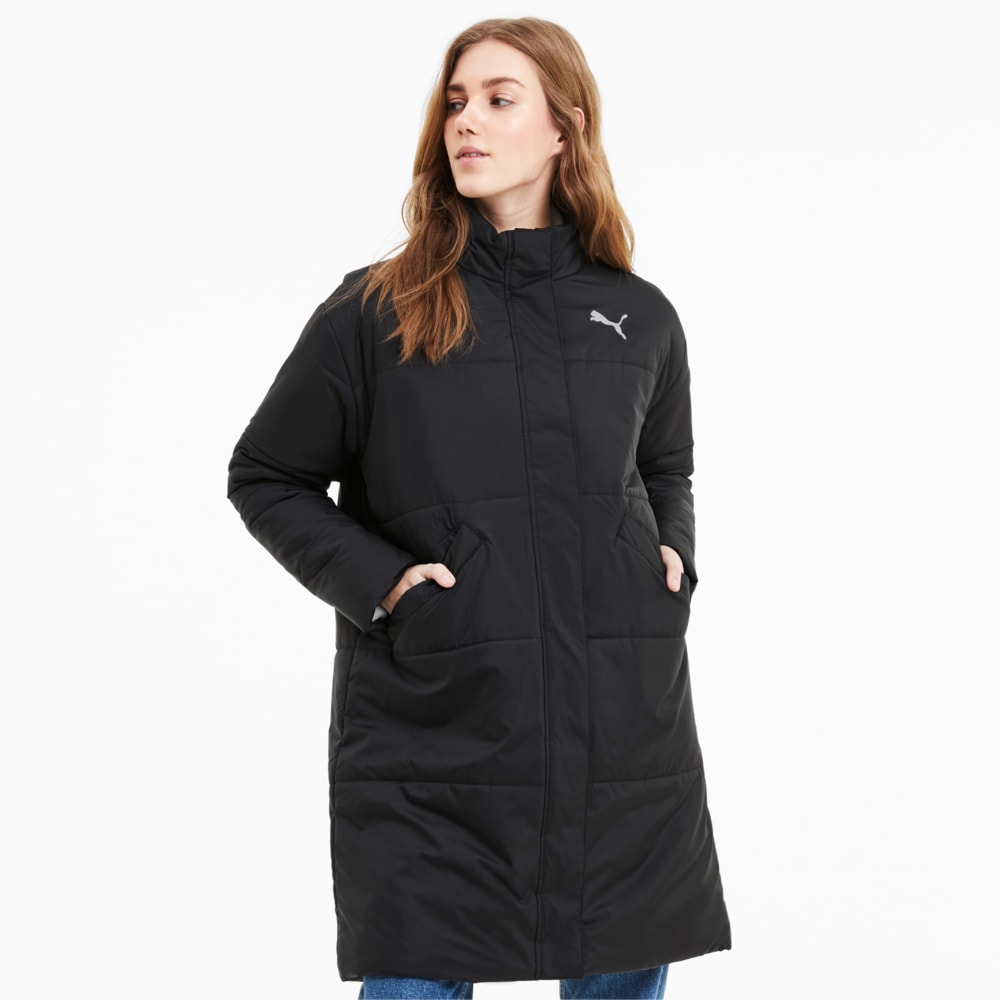 Зображення Puma Куртка ESS+ Long Padded Coat #1: Puma Black