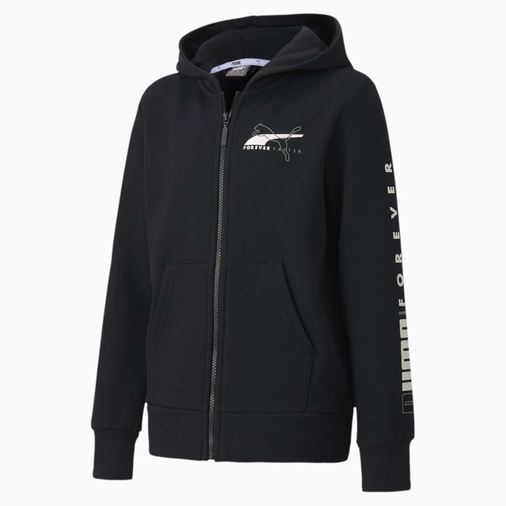 фото Детская толстовка alpha full-zip hoodie puma