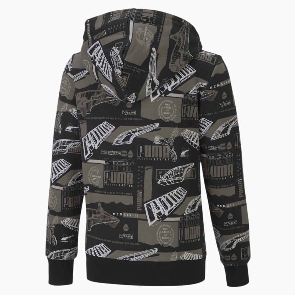 фото Детская толстовка alpha full-zip hoodie puma