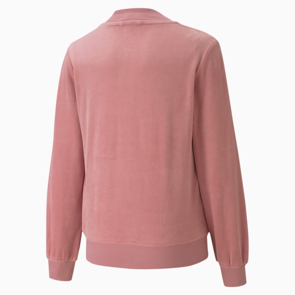фото Детская толстовка alpha velvet full-zip puma