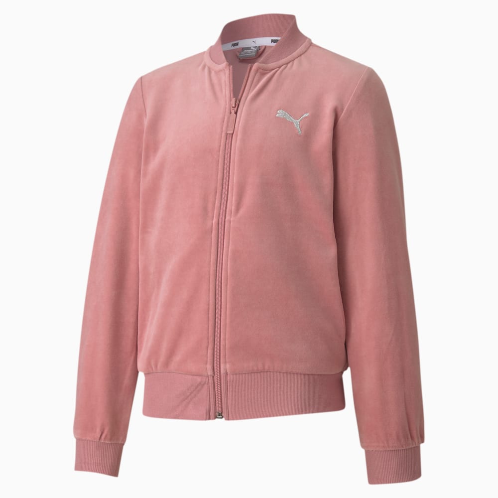 фото Детская толстовка alpha velvet full-zip puma