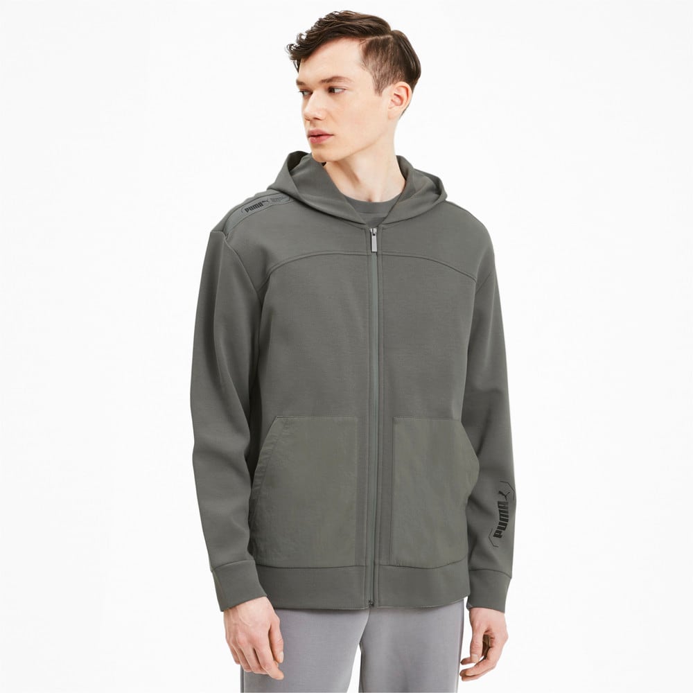 Nu Tility Fermuarli Erkek Kapusonlu Sweatshirt Gri Puma Puma Turkiye Resmi Alisveris Sitesi