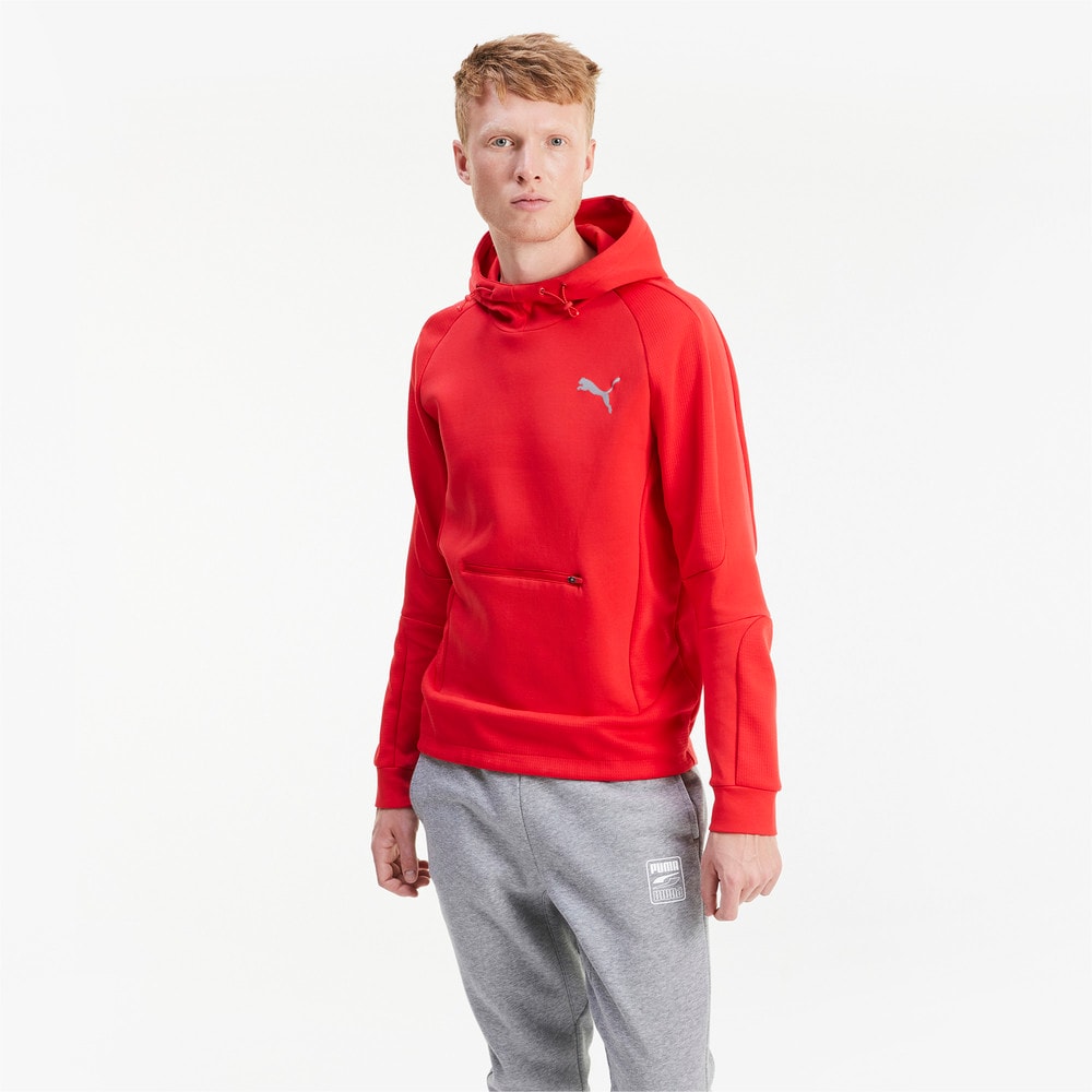 Evostripe Erkek Kapusonlu Sweatshirt Kirmizi Puma Puma Turkiye Resmi Alisveris Sitesi