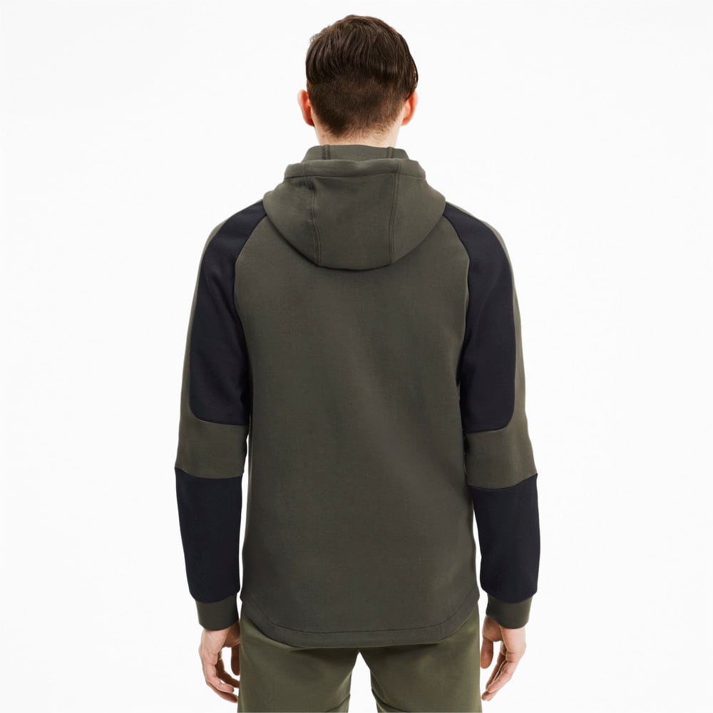 Evostripe Fermuarli Erkek Kapsonlu Sweatshirt Yesil Puma Puma Turkiye Resmi Alisveris Sitesi