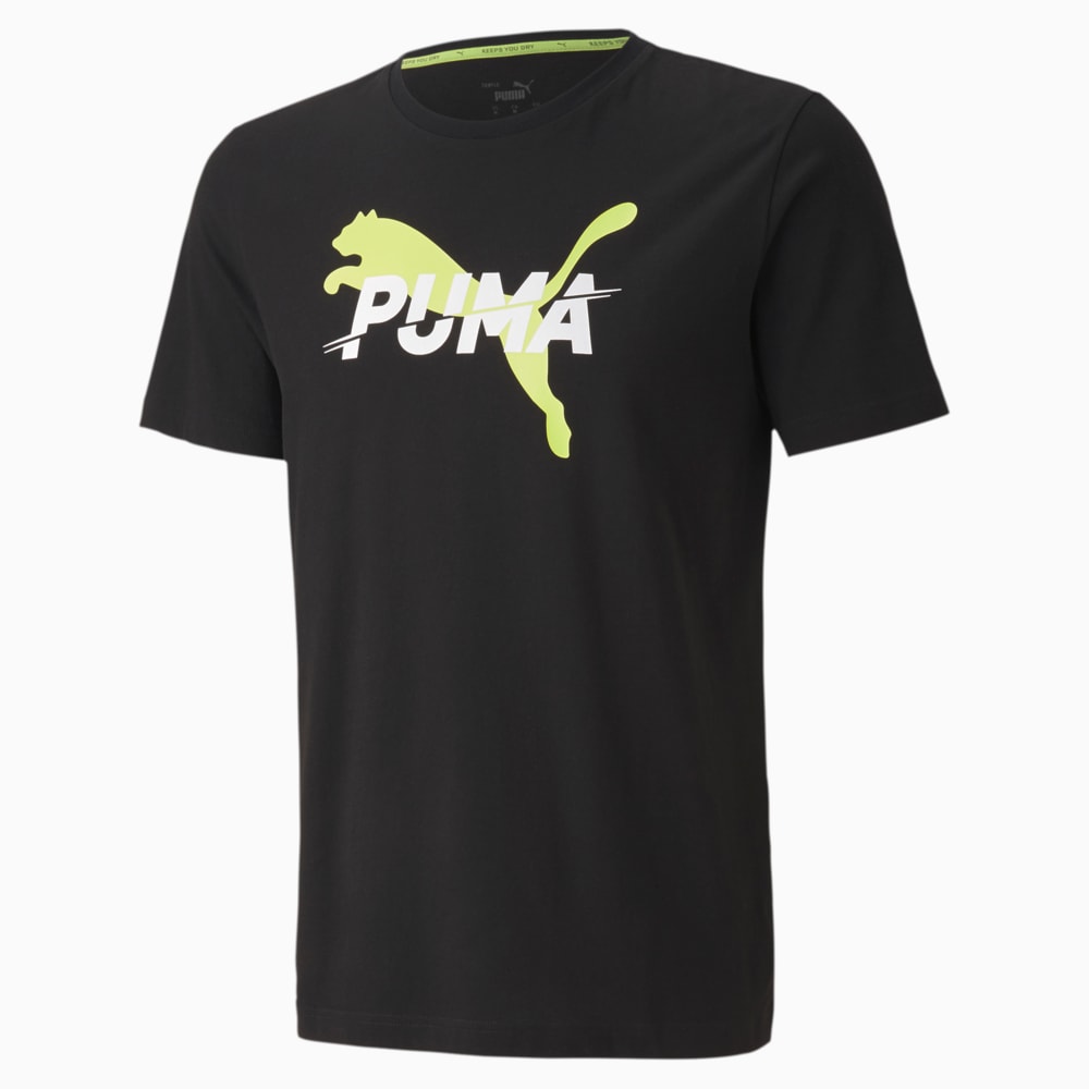 Пума футболка чёрная Puma мужская
