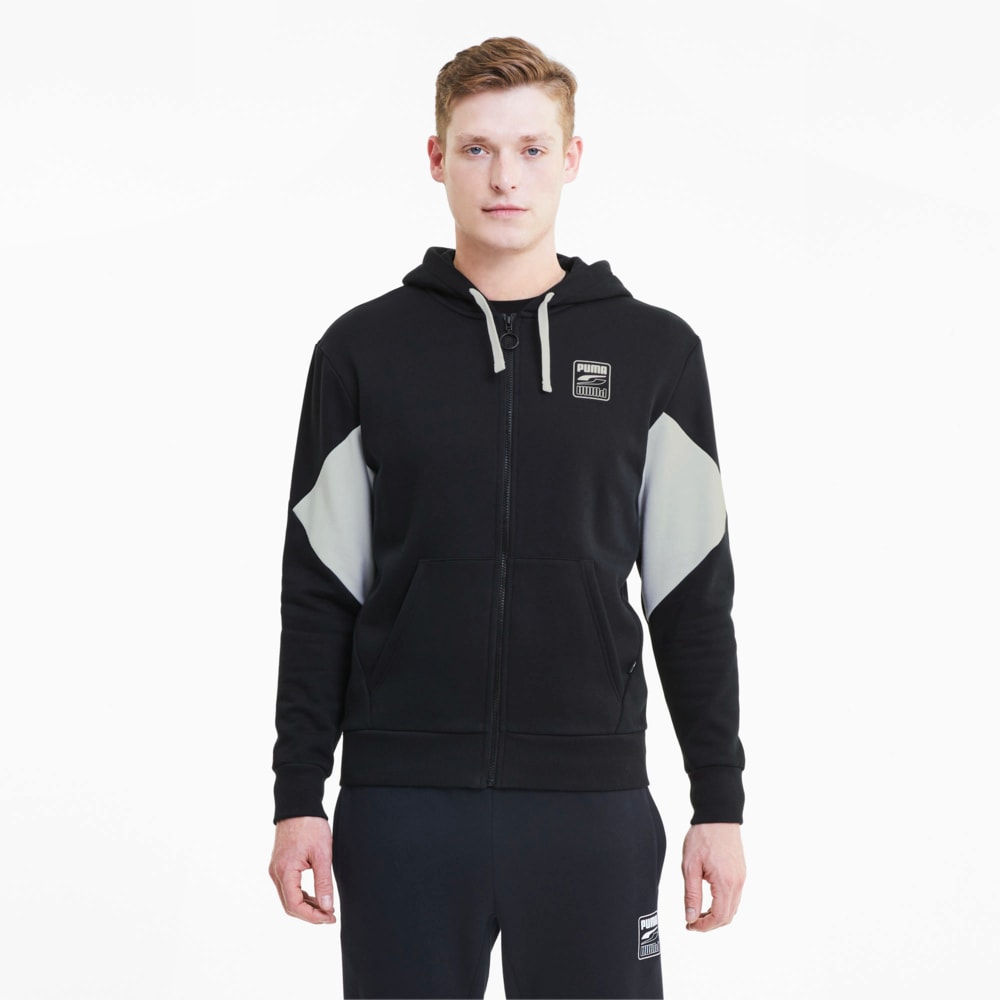 Зображення Puma Толстовка Rebel FZ Hoodie #1: Puma Black