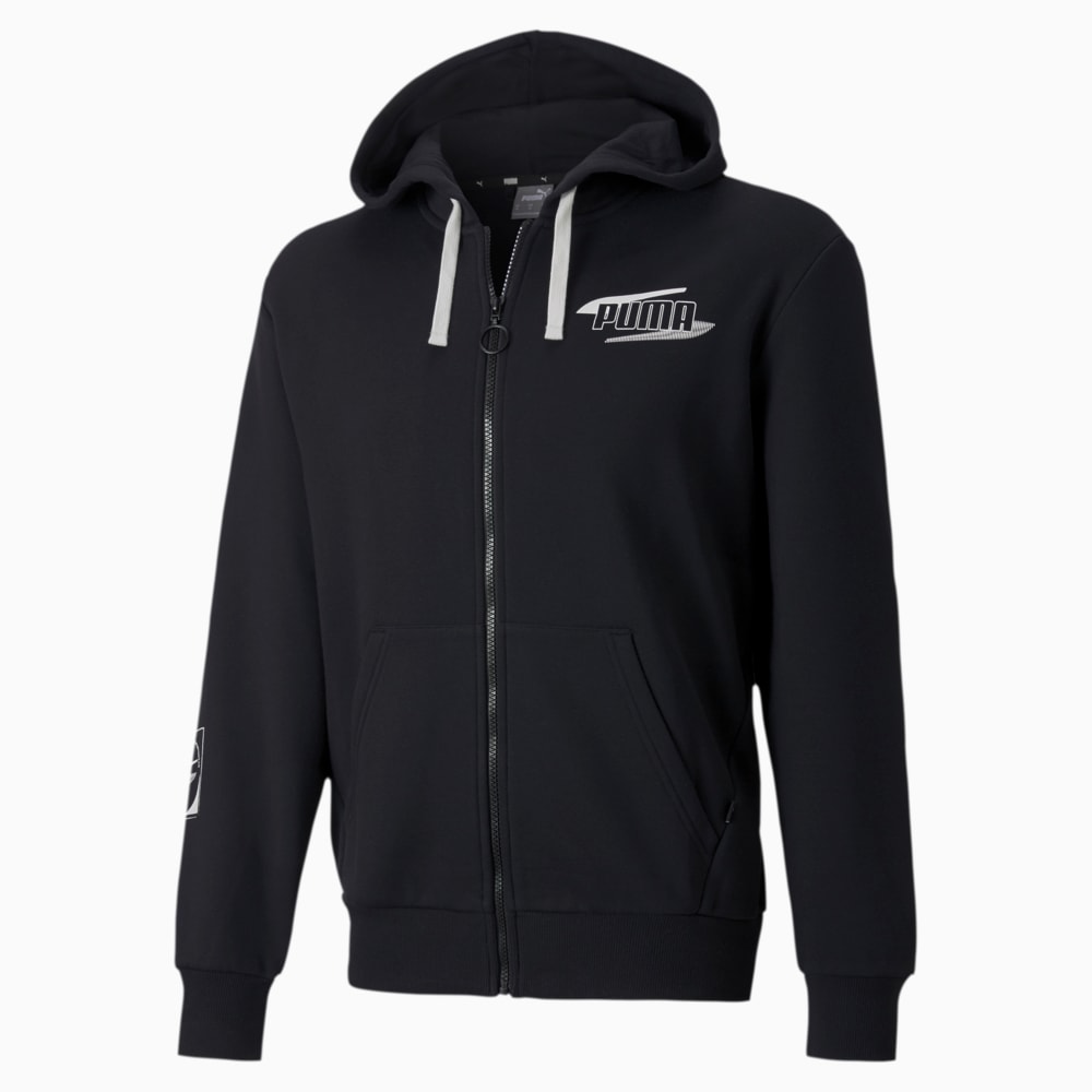 Зображення Puma Толстовка Rebel Full-Zip Men’s Hoodie #1: Puma Black