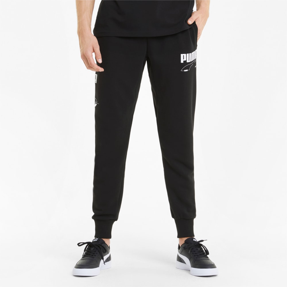 Зображення Puma Штани Rebel Men's Sweatpants #1: Puma Black