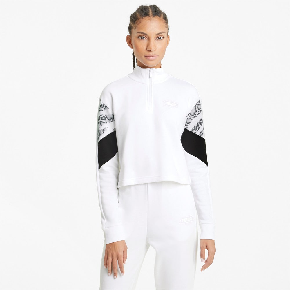 half zip women's sweater