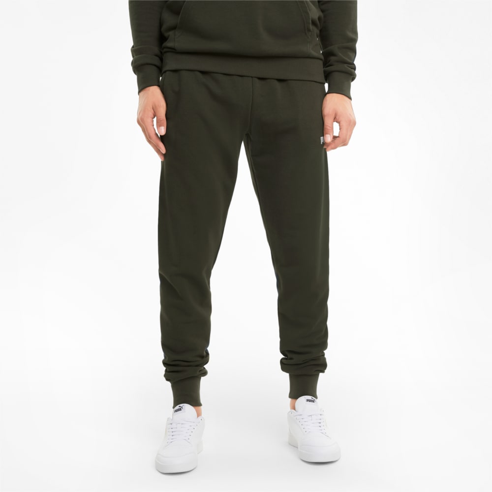 Puma big logo hot sale sweatpants