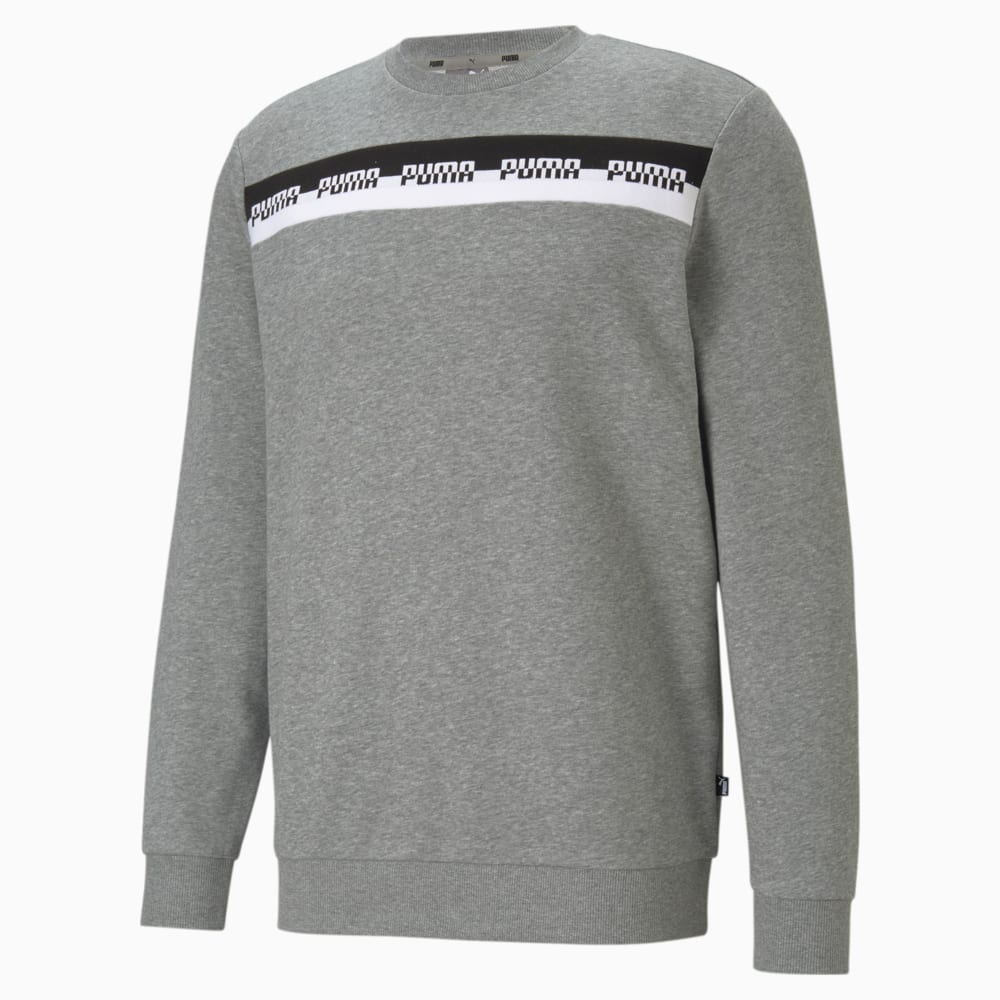 Зображення Puma Толстовка Amplified Crew Neck Men's Sweater #1: Medium Gray Heather