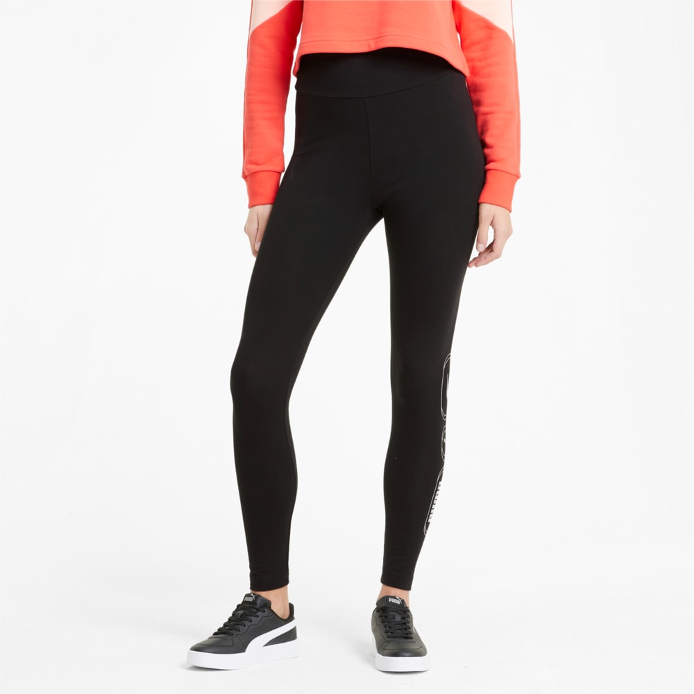 Зображення Puma Легінси Rebel High Waist 7/8 Women's Leggings #1: Puma Black-Untamed