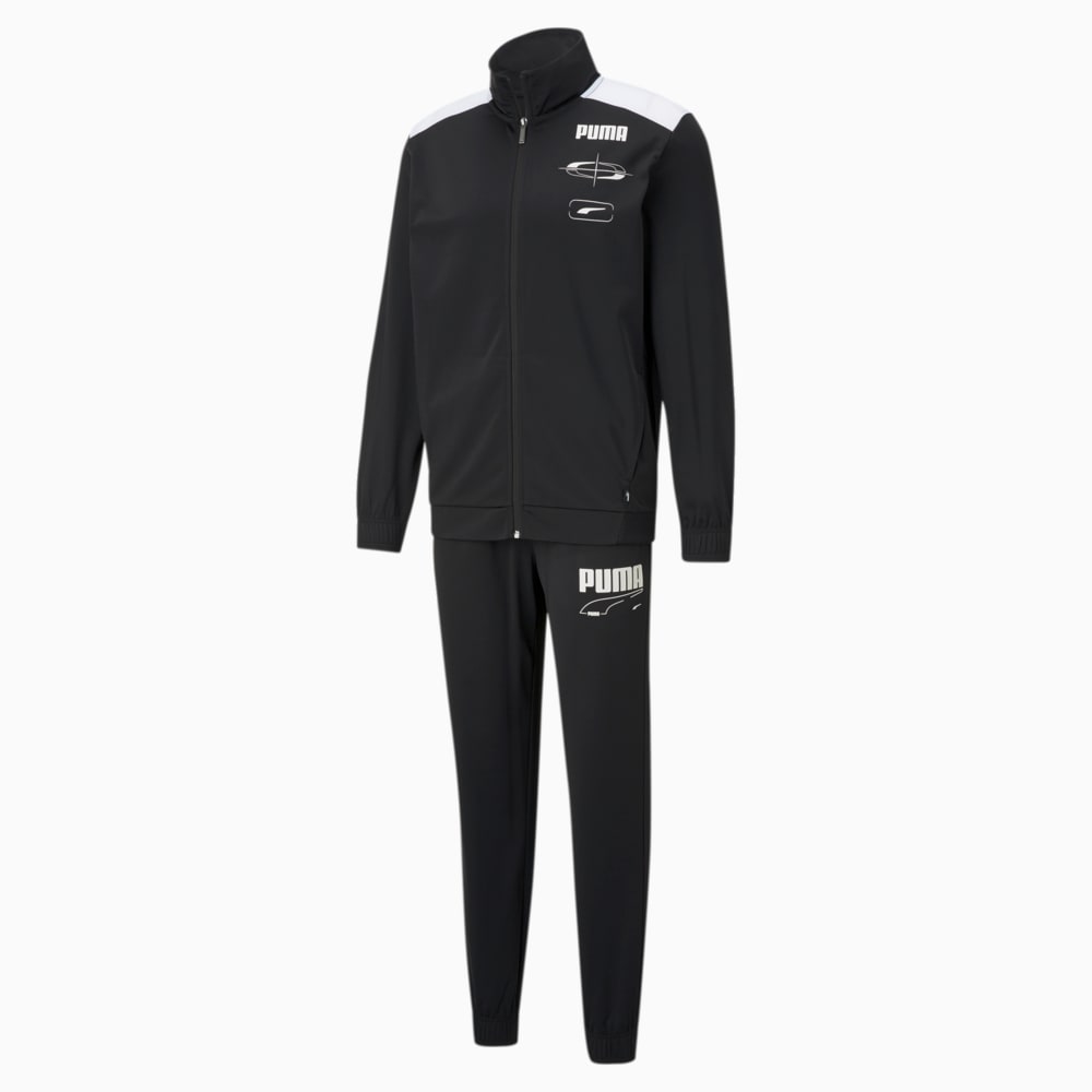 Зображення Puma Спортивний костюм Graphic Men's Tracksuit #1: Puma Black