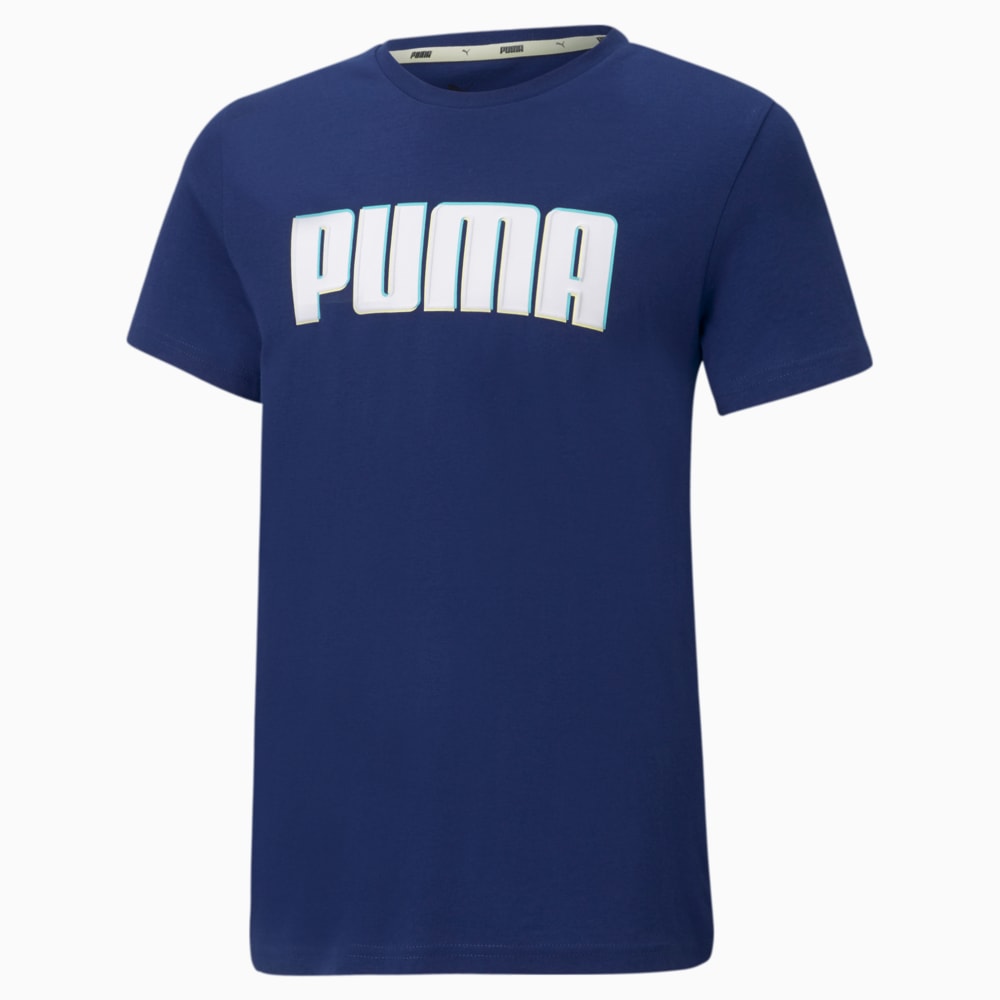 фото Детская футболка alpha graphic youth tee puma