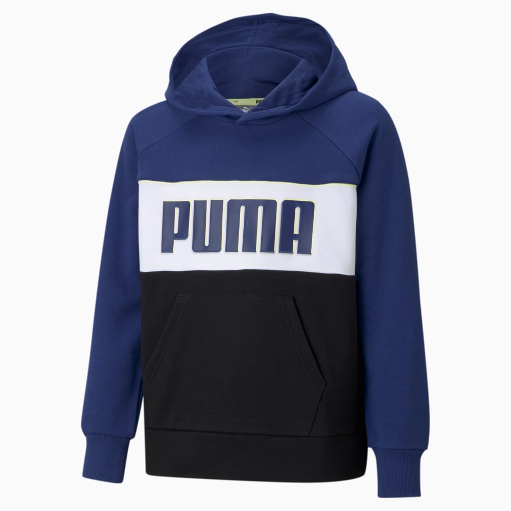 Alpha Youth Hoodie Elektro Blue Puma 585892 12