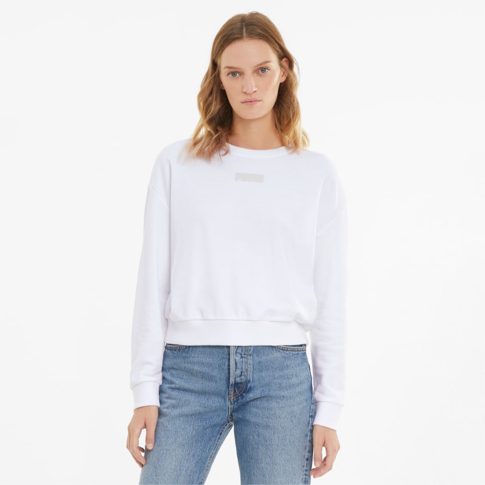 фото Толстовка modern basics crew neck women's sweatshirt puma