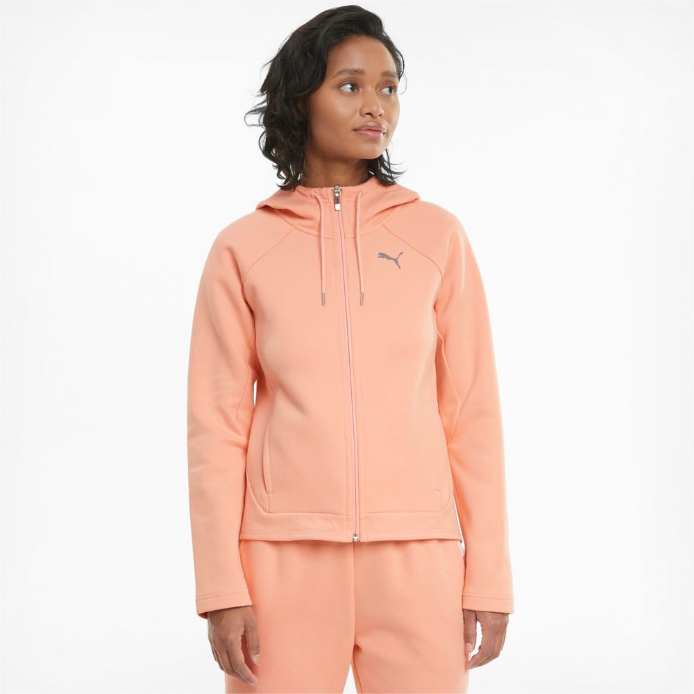 Evostripe Fermuarli Kadin Kapusonlu Sweatshirt Pembe Puma Puma Turkiye Resmi Alisveris Sitesi