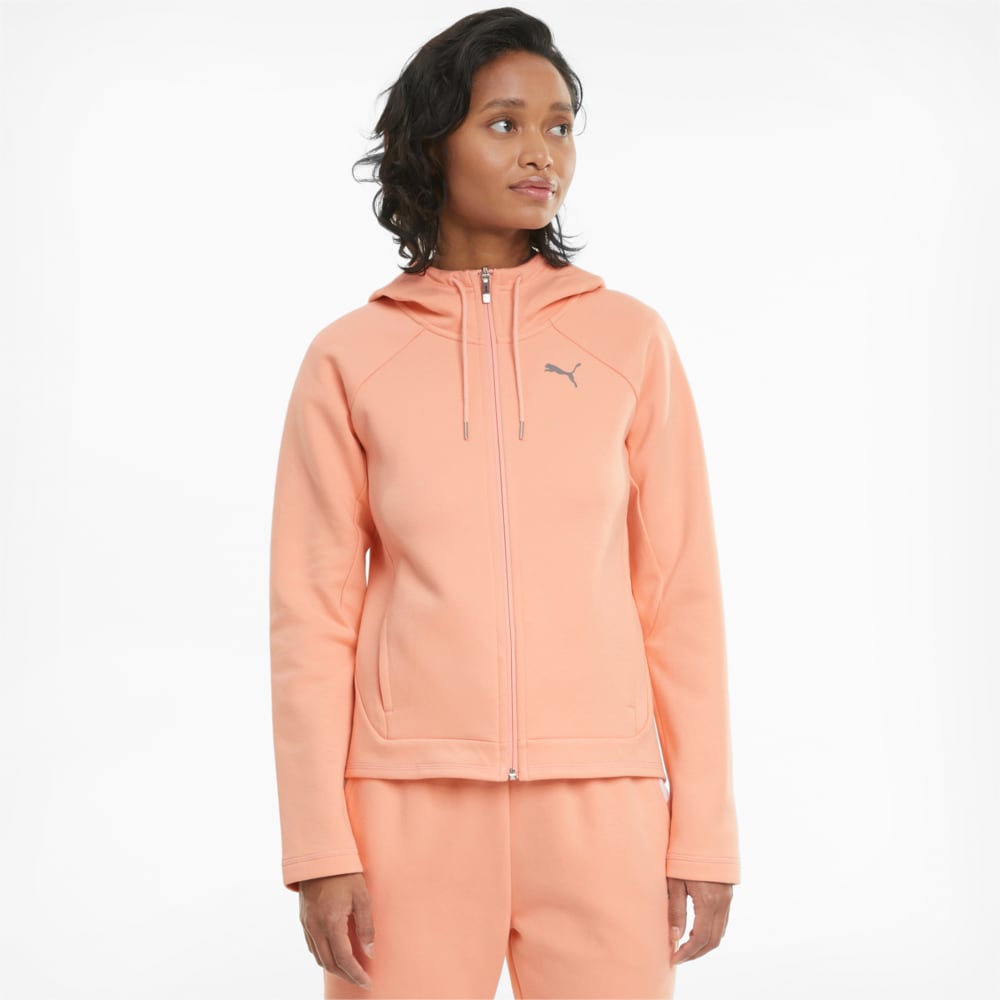 Зображення Puma Толстовка Evostripe Full-Zip Women's Hoodie #1: Apricot Blush