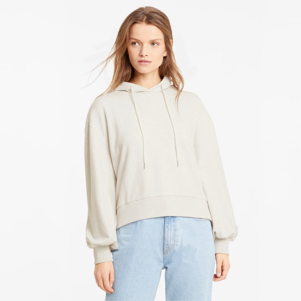 Ð¢Ð¾Ð»ÑÑÐ¾Ð²ÐºÐ° HER Women's Hoodie | ÐÐ¾Ð»ÑÑ: ÐÑÐ»Ð¸Ð¹ | Puma White Heather | Puma | ÐÑÑ: 585967_02