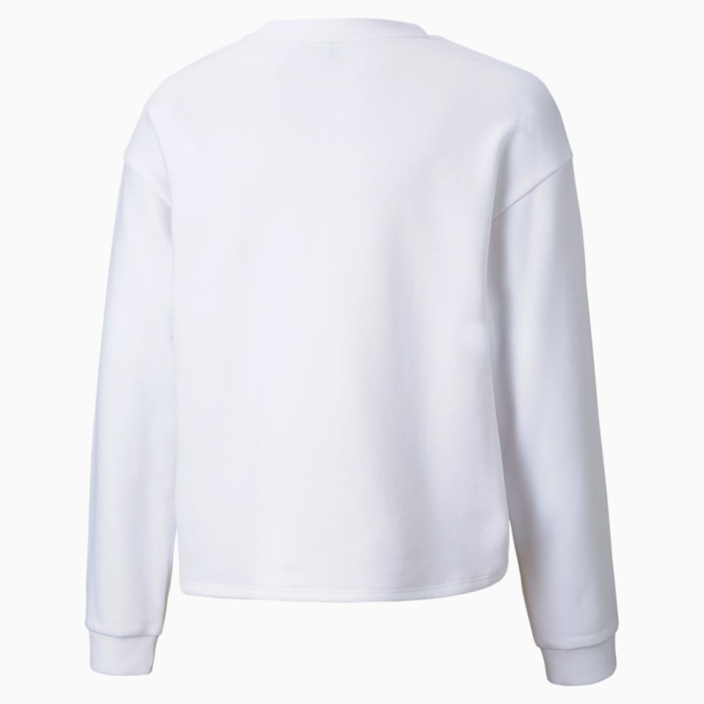 

PUMA - female - Детская толстовка Alpha Crew Youth Sweatshirt – Puma White –, Белый