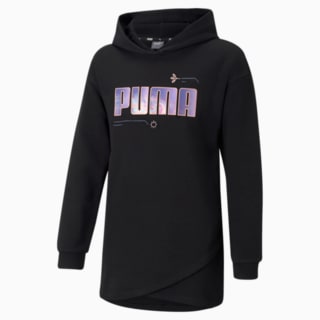Изображение Puma Детская толстовка Alpha Elongated Youth Hoodie