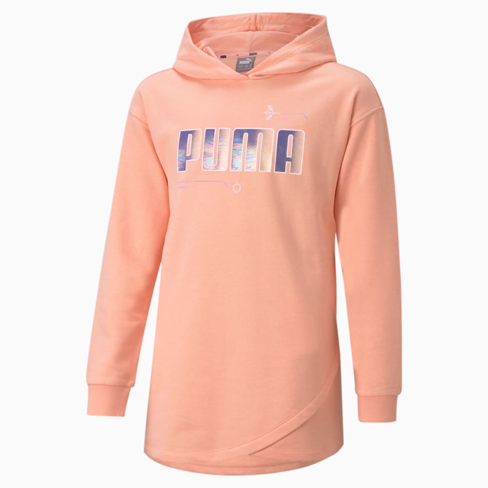 Зображення Puma Дитяча толстовка Alpha Elongated Youth Hoodie #1: Apricot Blush