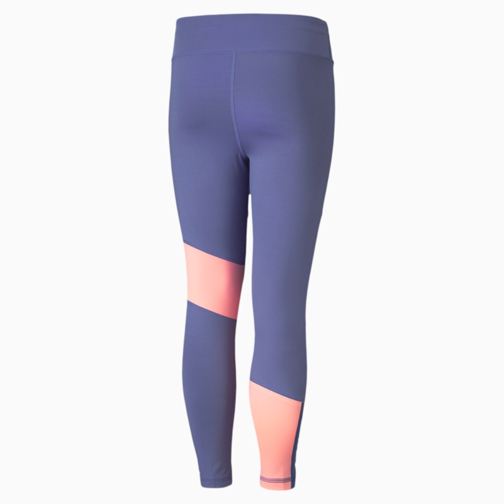 Зображення Puma Дитячі легінси Runtrain 7/8 Youth Leggings #2: Hazy Blue-Elektro Peach