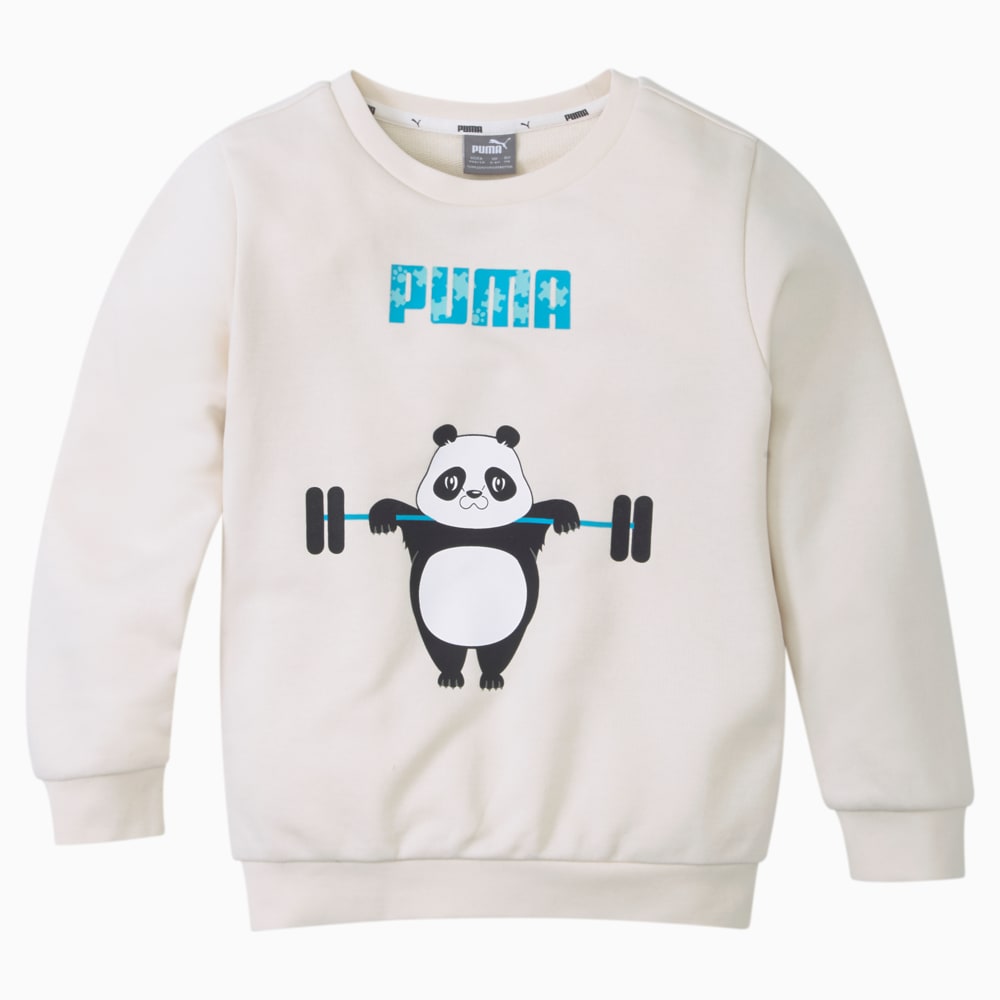 Зображення Puma Дитяча толстовка Paw Crew Neck Kids' Sweatshirt #1: Eggnog